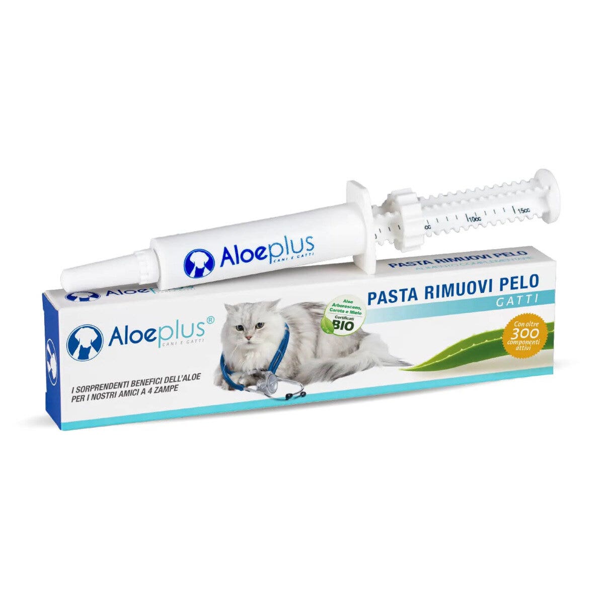 Hdr Aloeplus Pasta Rimuovi Pelo Gatti 15ml