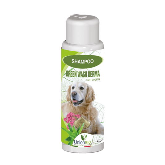 Union Bio Green Wash Derma Shampoo Con Argilla Per Cani 250ml