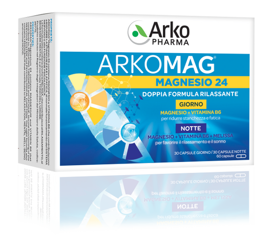 Arkomag Magnesio 24 Notte Giorno 60 Compresse masticabili