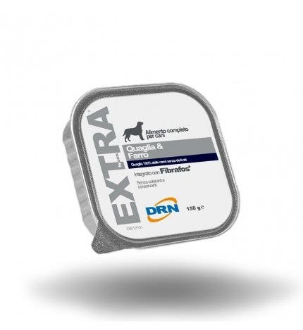 Drn Extra Quaglia E Farro Cibo Umido Cani Adulti Vaschetta 150g