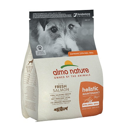 Almo Nature Holistic Maintenance Crocchette Salmone Cani Adulti Taglia Mini E Piccola Sacco 2kg
