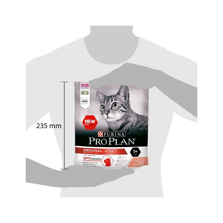 Purina Pro Plan Original Adult Gatto Crocchette Al Salmone Busta 400g