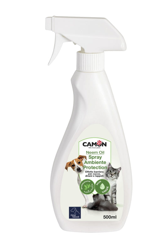 Camon Protection Spray Ambiente Antiparassitario Olio Di Neem Cane e Gatto 500ml