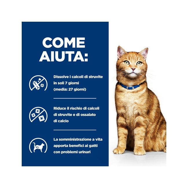 Hill's Prescription Diet C/D Multicare Crocchette Al Pollo Per Gatti Sacco 1,5kg