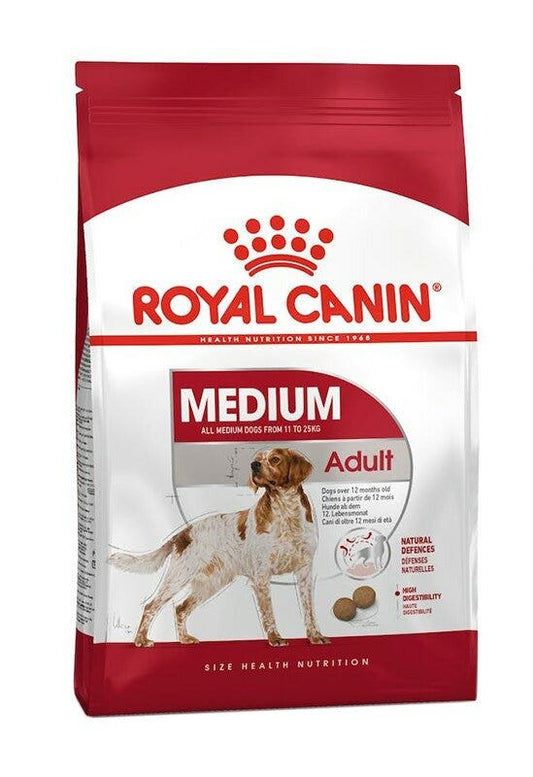 Royal Canin Crocchette Per Cani Adulti Taglia Media Sacco 10 kg