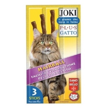 Joki Plus Special Hairball Bastoncino Anti Boli Di Pelo Gatti Adulti 3x5g
