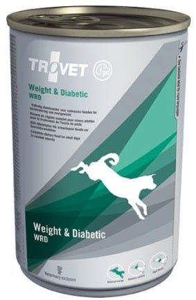 Trovet Weight & Diabetic WRD Alimento Dietetico Per Cani 400g