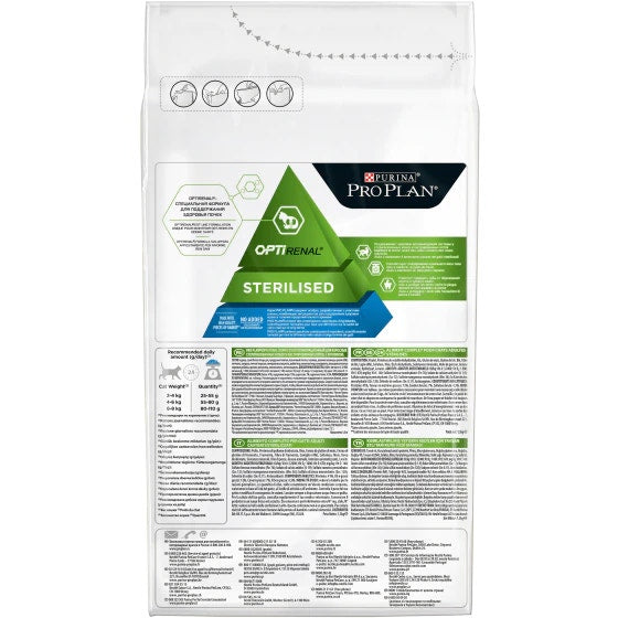 Purina Pro Plan Sterilised Gatto Crocchette Coniglio Sacco 1,5kg