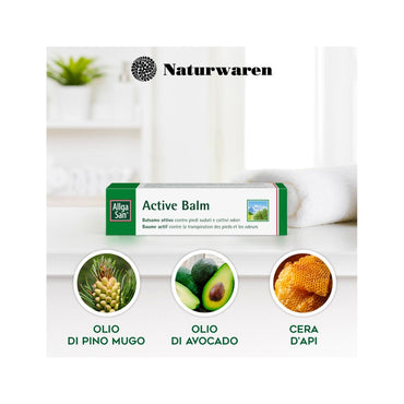 AllgaSan Active Balm Per Piedi Sudati Contro Cattivo Odore 50ml