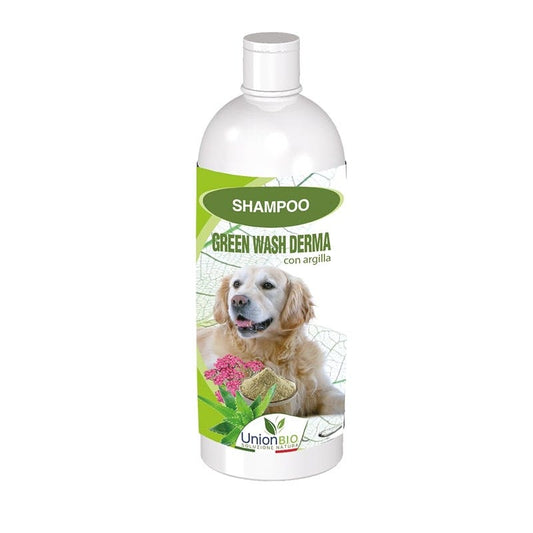 Union Bio Green Wash Derma Shampoo Con Argilla Per Cani 1 Litro