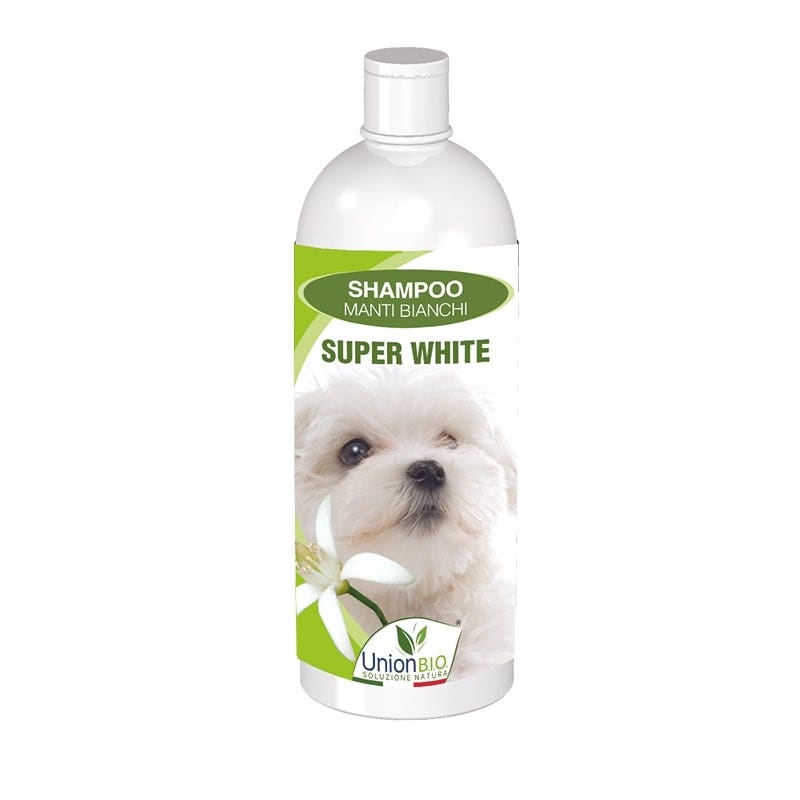 Union Bio Shampoo Super White Per Cani Manti Bianchi 1 Litro
