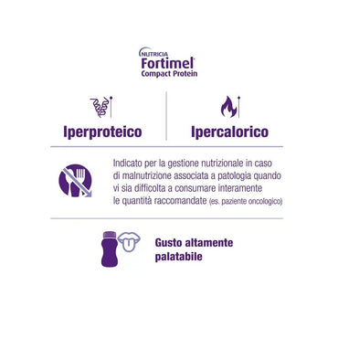 Fortimel Compact Protein Pesca e Mango 4x125ml