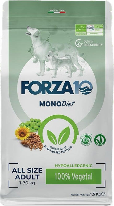 Forza10 Bio Cane Vegetal Crocchette Con Alghe Cani Adulti Sacco 1,5kg