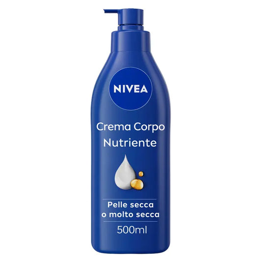Nivea Crema Corpo Nutriente Idratante 72 Ore Per Pelle Secca O Molto Secca 500ml