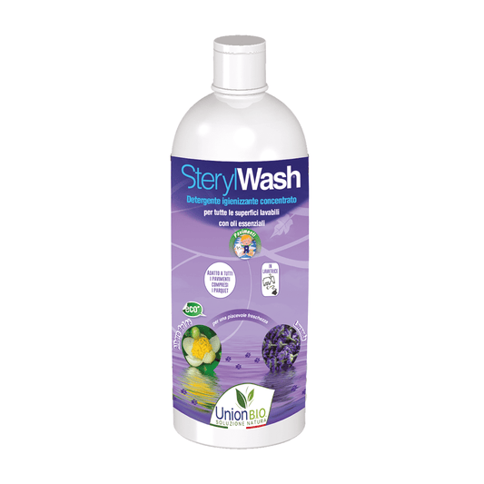 Sterylwash Detergente Igienizzante Naturale Concentrato Per Superfici Albero Del Tè/Lavanda 1 Litro