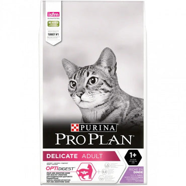 Purina Pro Plan Delicate Gatto Crocchette Tacchino Sacco 10kg
