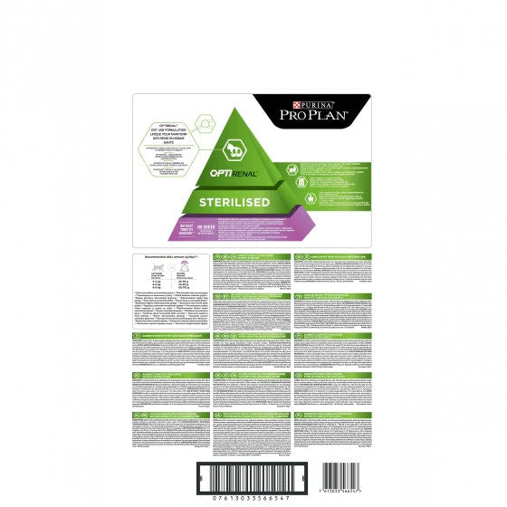Purina Pro Plan Sterilised Gatto Crocchette Tacchino Sacco 10kg