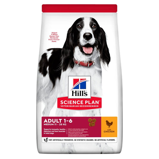 Hill's Science Plan Medium Croccantini Per Cani Adulti Con Pollo Sacco 2,5 Kg