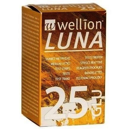 Wellion Luna 25 Strips