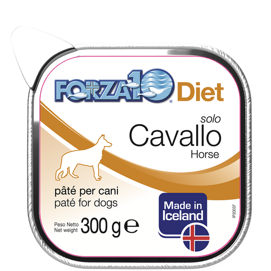 Forza10 Solo Diet Cavallo Paté Per Cani Adulti Vaschetta 300g