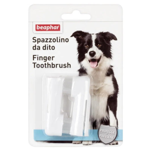 Spazzolino Da Dito Per Cani 2 Pezzi