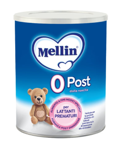 Mellin 0 Post Latte Dalla Nascita Alimento A Fini Medici Speciali 400g