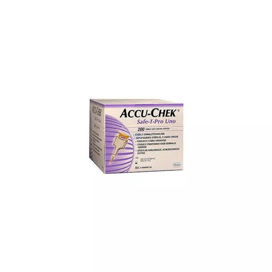 Lancette Pungidito Accu-Chek Safe T Pro Uno 200 Pezzi