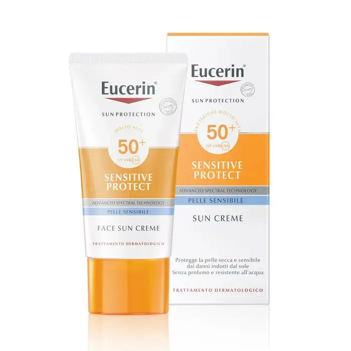 Eucerin Sensitive Protect Sun Crema Viso SPF 50+ 50ml