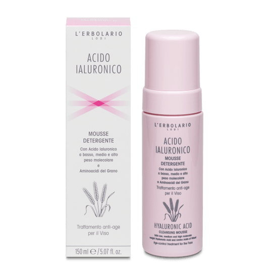 L'Erbolario Mousse Detergente Viso Acido Ialuronico 150ml