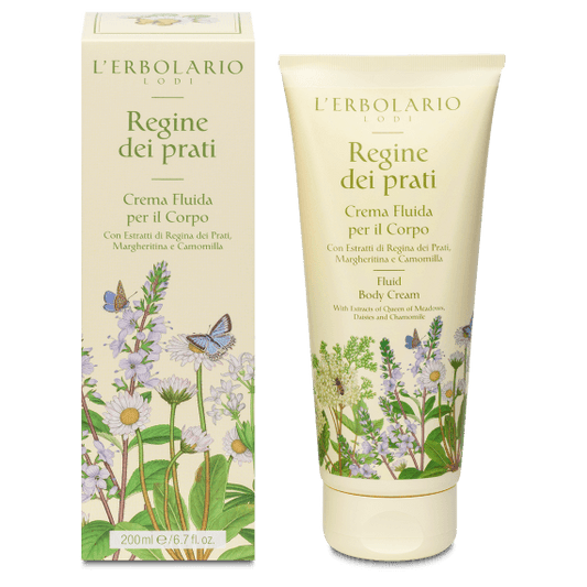 L'Erbolario Crema Fluida per il Corpo Regine dei Prati 200ml