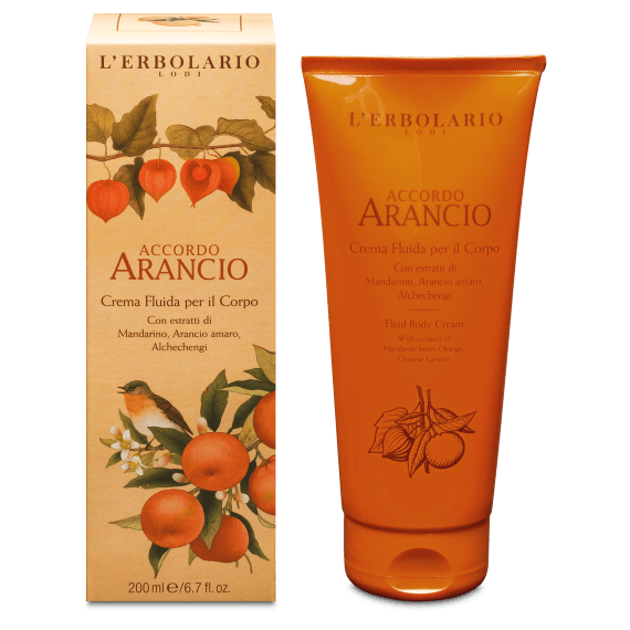 L'Erbolario Crema Fluida per il Corpo Accordo Arancio 200ml