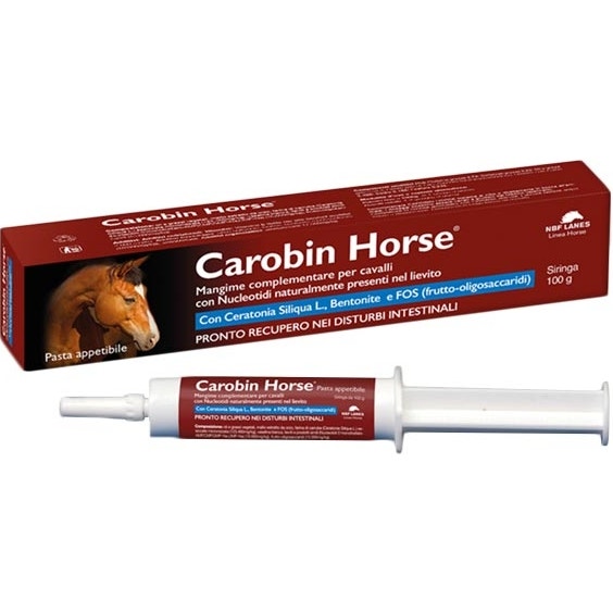 Nbf Lanes Carobin Horse Mangime Complementare In Pasta Per Equini 100g