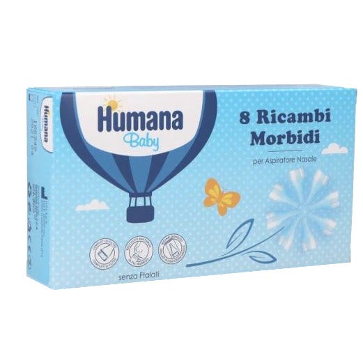 Set Ricambi Morbidi Per Aspiratore Nasale Humana 8 Pezzi