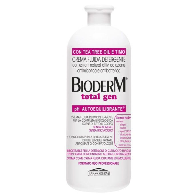 Bioderm Total Gen Crema Fluida Detergente Dermoprotettiva 1000ml
