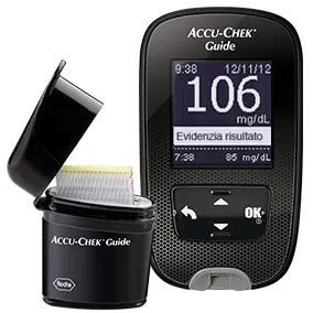 Kit Glucometro Accu-Chek Guide mg/dl + Pungidito Fastclix