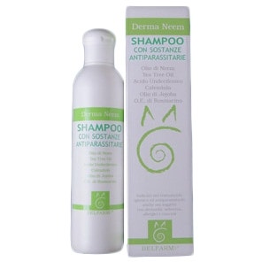 Derma Neem Shampoo Antiparassitario Cane e Gatto 250ml