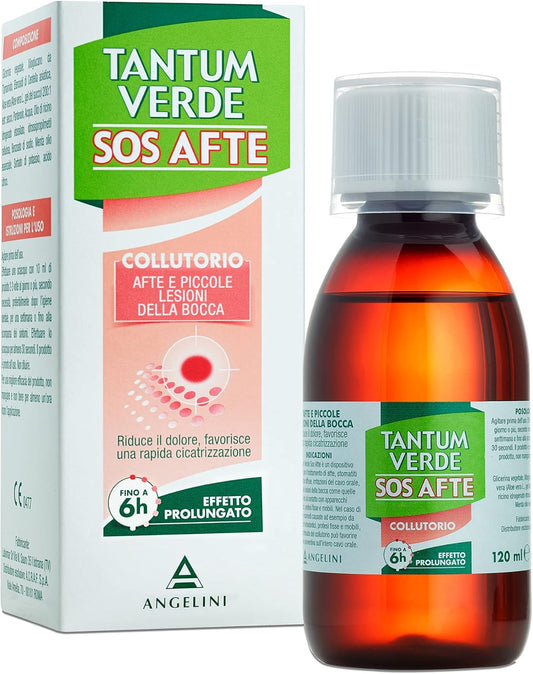 Tantum Verde Collutorio SOS Afte e Lesioni della Bocca 120ml