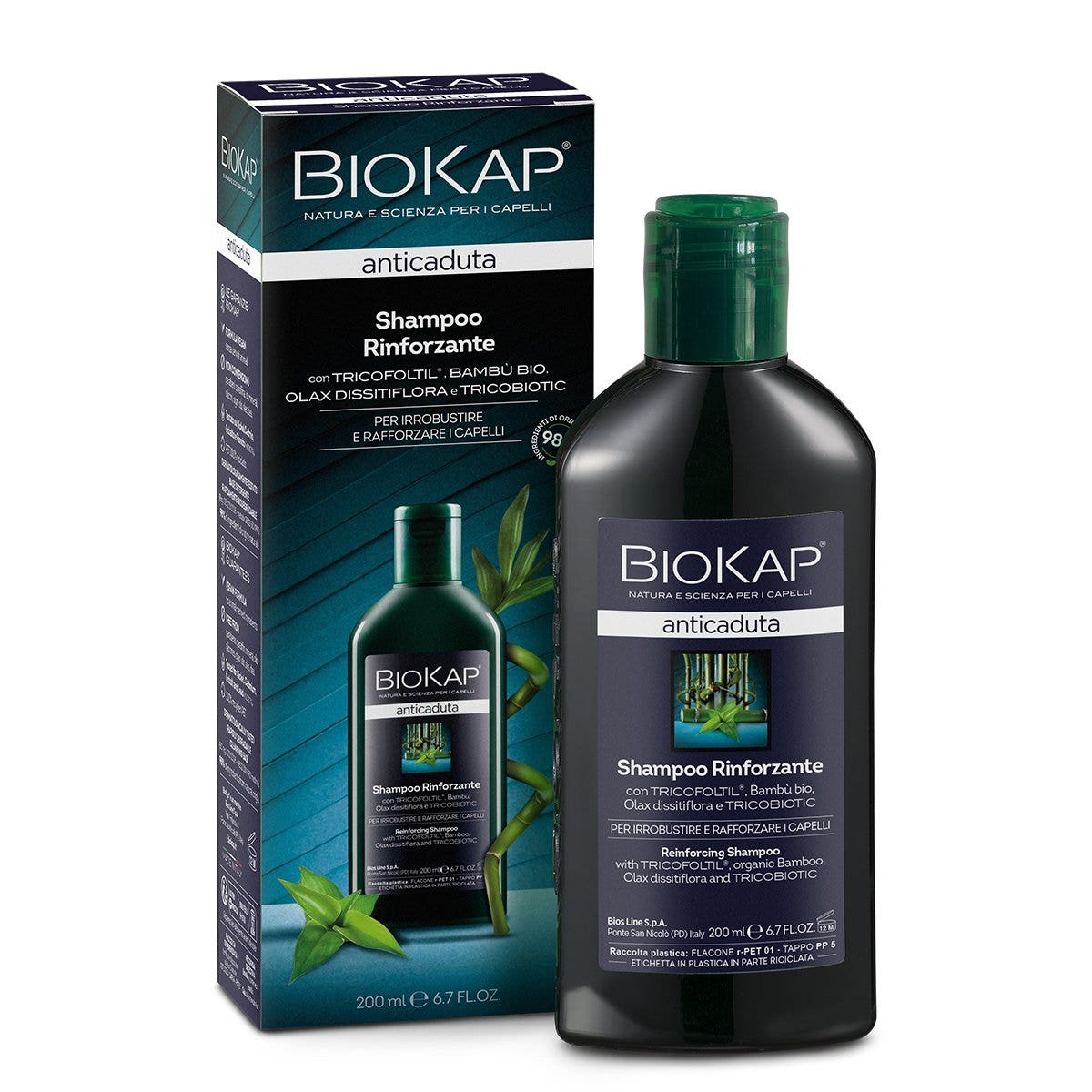 Biokap Shampoo Rinforzante Anticaduta Con Tricobiotic 200ml