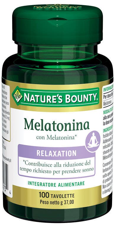 Nature's Bounty Melatonina 100 tavolette