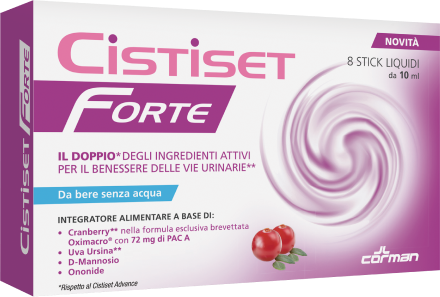 Cistiset Forte 8 Stick 10ml - Integratore Benessere Urinario