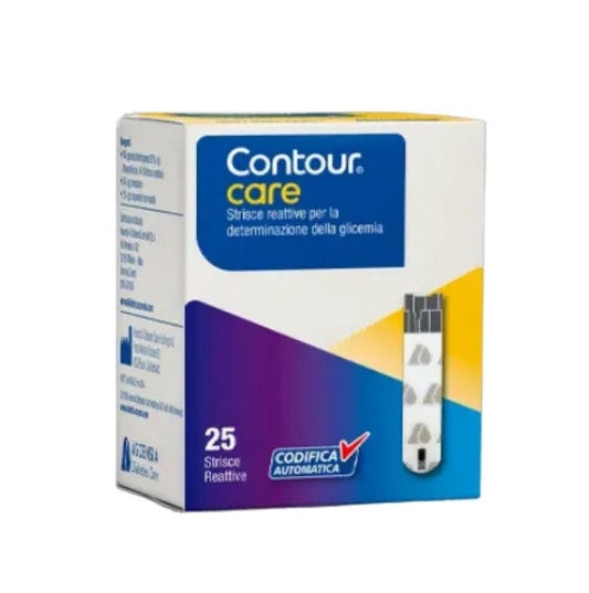 Contour Care Strisce Reattive 25 Pezzi