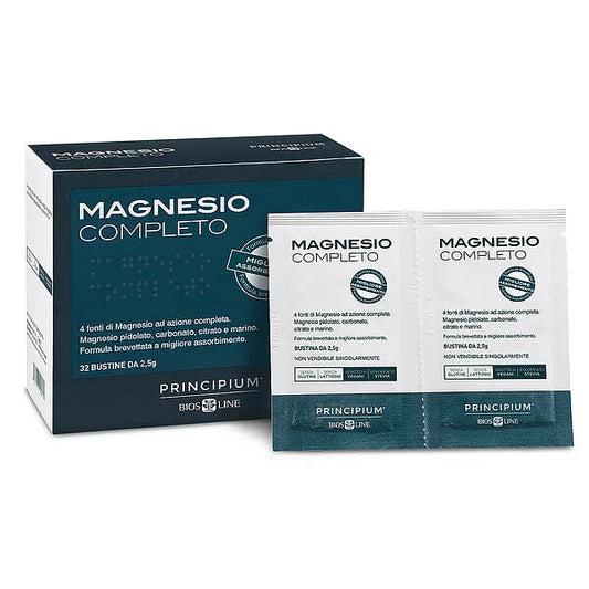Principium Magnesio Completo Brevettato 32 bustine x 2,5g