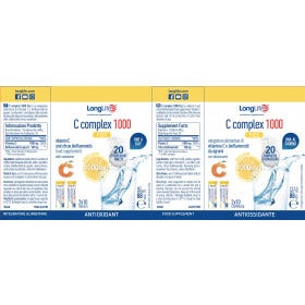 Longlife C Complex 1000 Fizz Limone 10 Compresse Effervescenti
