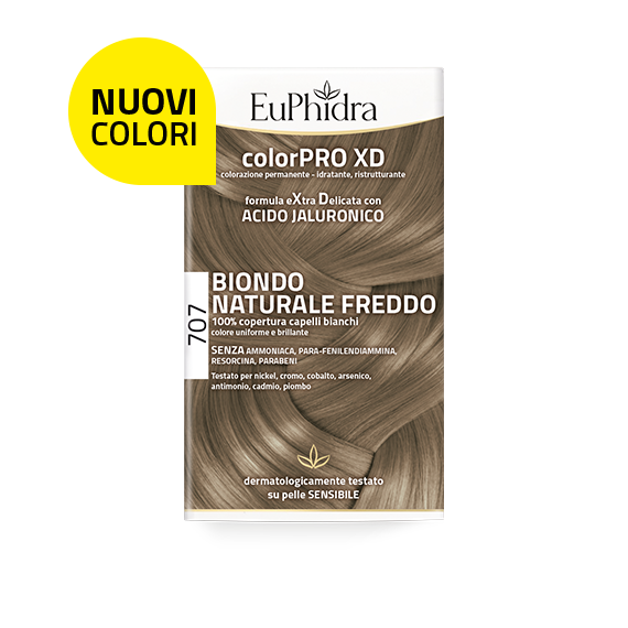 Euphidra ColorPro XD Kit Tinta Capelli 707 Biondo Naturale Freddo