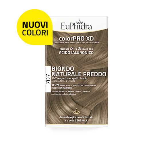 Euphidra ColorPro XD Kit Tinta Capelli 707 Biondo Naturale Freddo