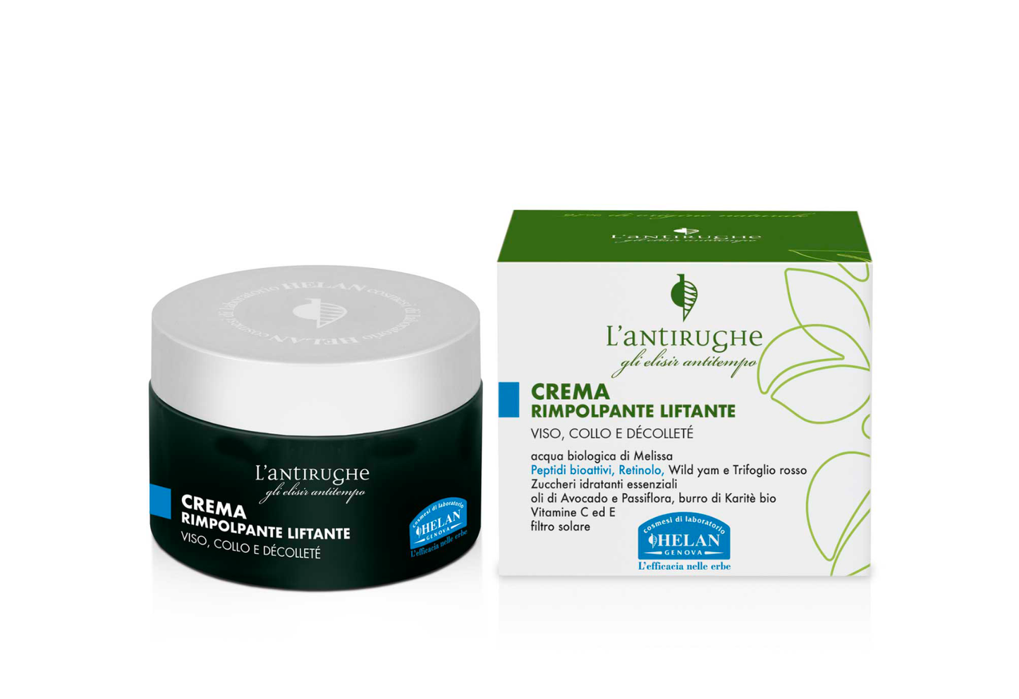 Helan Elisir Antitempo L' Antirughe Crema Rimpolpante E Liftante Viso 50ml