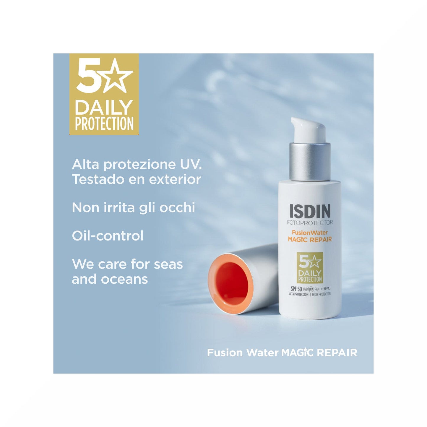 Isdin Fotoprotector Fusion Water Magic Repair 50ml SPF50