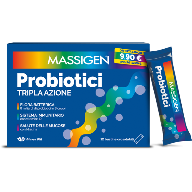 Massigen Probiotici 12 Stickpack