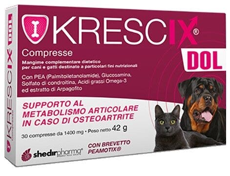 Krescix Dol 30 per Cani e Gatti Compresse