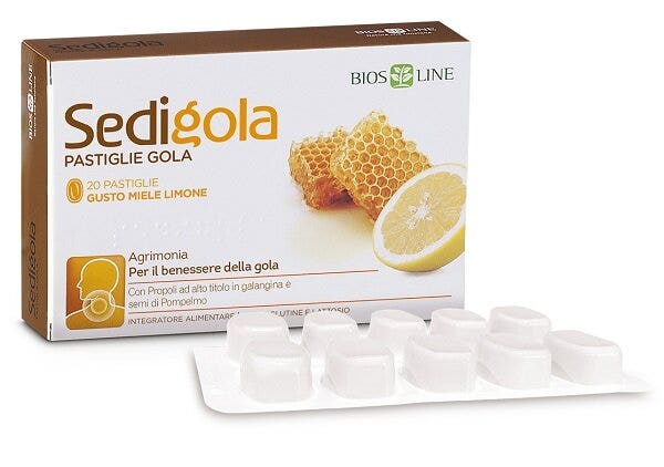Bios Line Sedigola Pastiglie Gola 20 Pastiglie